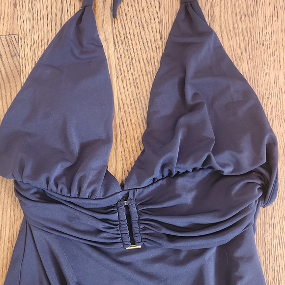 LA BLANCA Brown one piece swim 6 - Picture 4 of 4